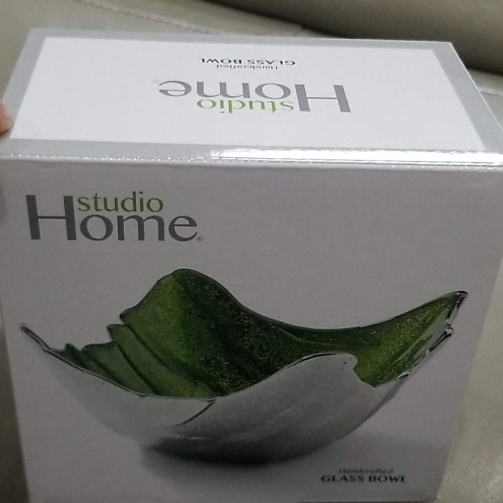 Studio Silversmiths Green & Silver Square Boxed - Picture 6 of 6